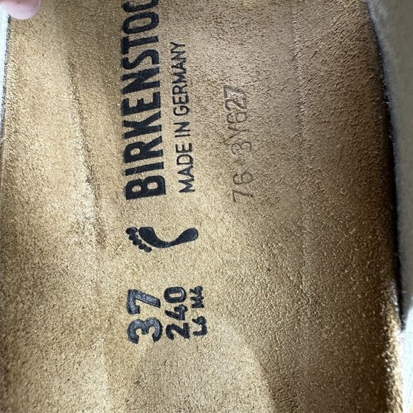 Birkenstock Arizona Women's size 6/EURO 37 Gator Gleam Two Strap Green Sandal - Picture 8 of 8